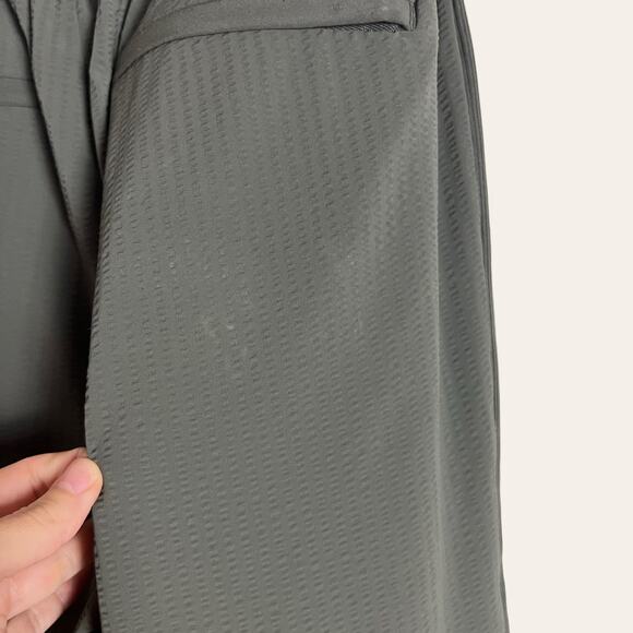 Athleta Olive Green Textured Brooklyn Jogger Pants Size 4 - Picture 7 of 11